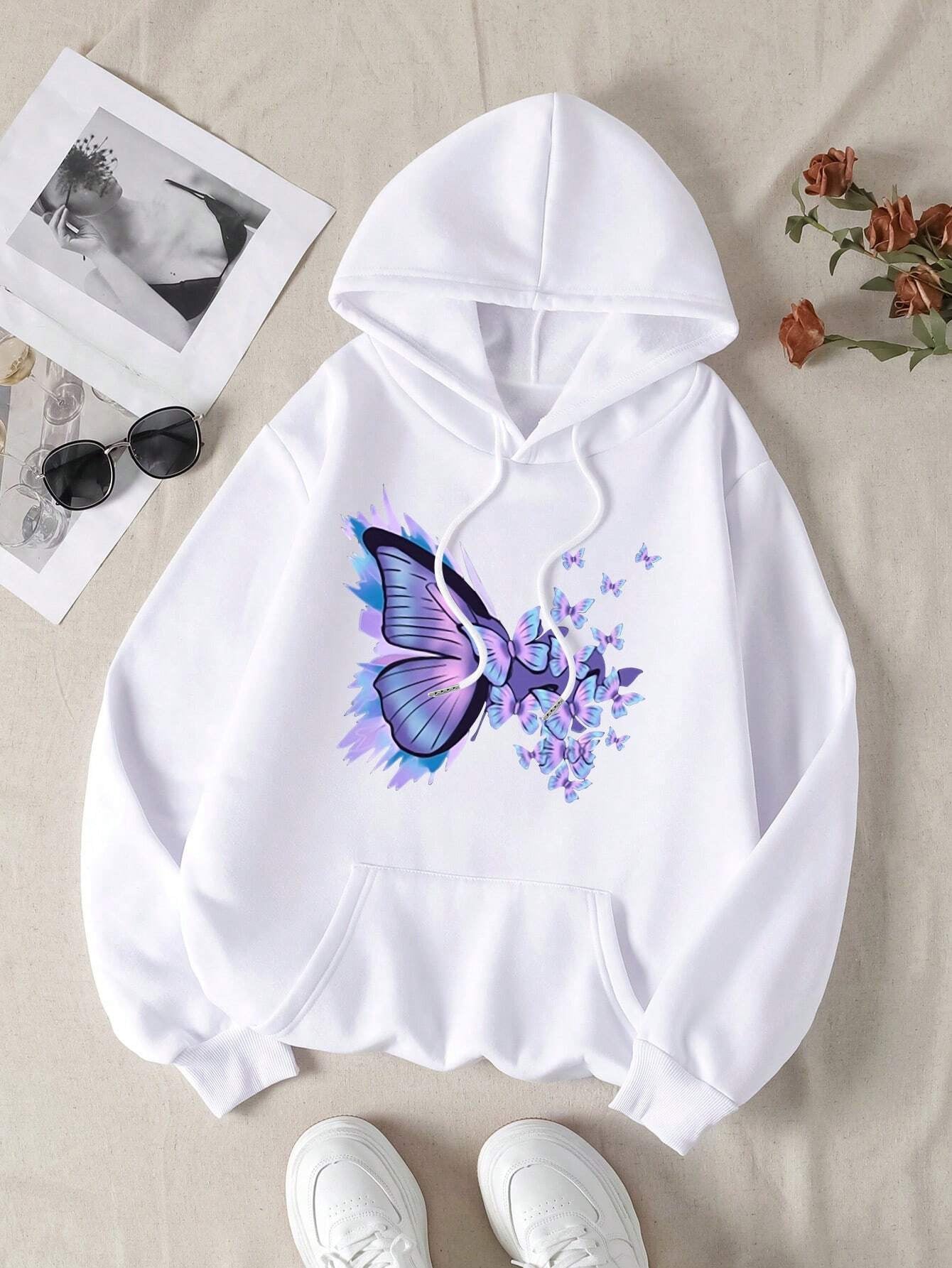 Sweat pour femme Design Papillon